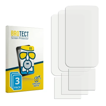 Vorderseite einer Produktverpackung mit dem Markenlogo BROTECT. Daneben ist der zugehörige Displayschutz.