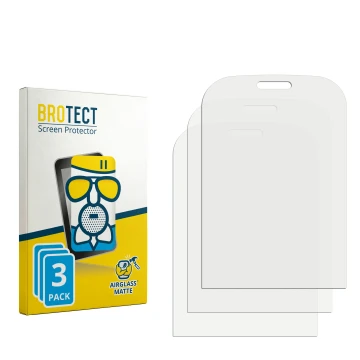 Vorderseite einer Produktverpackung mit dem Markenlogo BROTECT. Daneben ist der zugehörige Displayschutz.