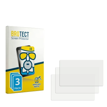 Vorderseite einer Produktverpackung mit dem Markenlogo BROTECT. Daneben ist der zugehörige Displayschutz.