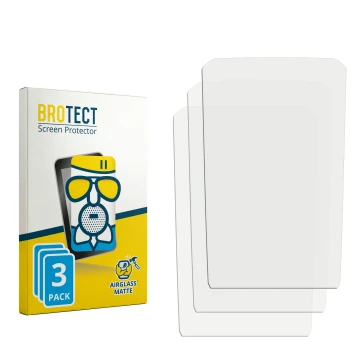 Vorderseite einer Produktverpackung mit dem Markenlogo BROTECT. Daneben ist der zugehörige Displayschutz.