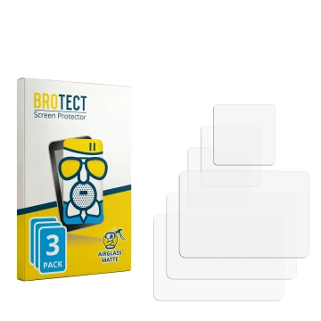 Vorderseite einer Produktverpackung mit dem Markenlogo BROTECT. Daneben ist der zugehörige Displayschutz.