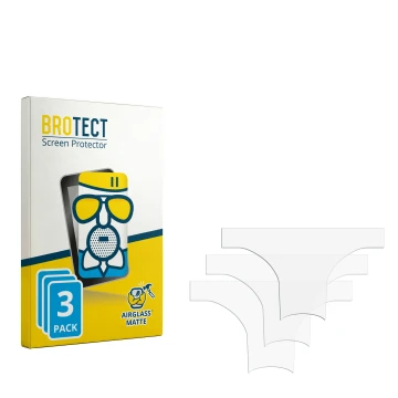 Vorderseite einer Produktverpackung mit dem Markenlogo BROTECT. Daneben ist der zugehörige Displayschutz.