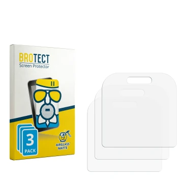 Vorderseite einer Produktverpackung mit dem Markenlogo BROTECT. Daneben ist der zugehörige Displayschutz.