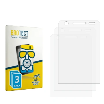 Vorderseite einer Produktverpackung mit dem Markenlogo BROTECT. Daneben ist der zugehörige Displayschutz.