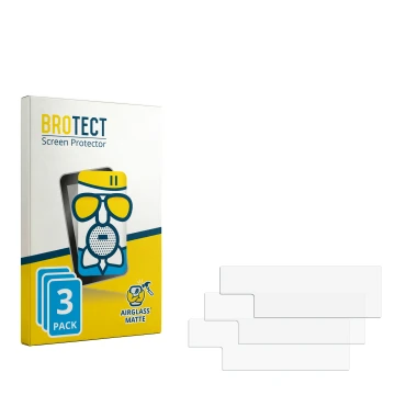 Vorderseite einer Produktverpackung mit dem Markenlogo BROTECT. Daneben ist der zugehörige Displayschutz.