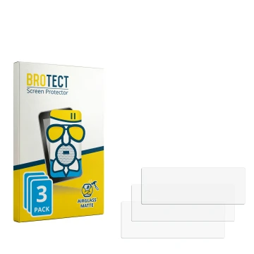 Vorderseite einer Produktverpackung mit dem Markenlogo BROTECT. Daneben ist der zugehörige Displayschutz.