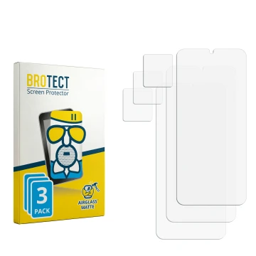 Vorderseite einer Produktverpackung mit dem Markenlogo BROTECT. Daneben ist der zugehörige Displayschutz.