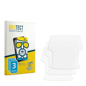 Vorderseite einer Produktverpackung mit dem Markenlogo BROTECT. Daneben ist der zugehörige Displayschutz.