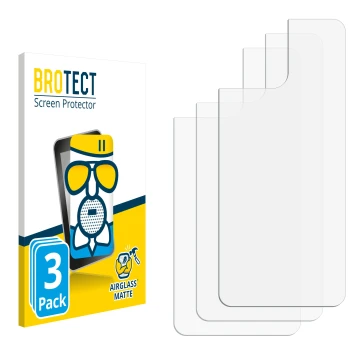 Vorderseite einer Produktverpackung mit dem Markenlogo BROTECT. Daneben ist der zugehörige Displayschutz.