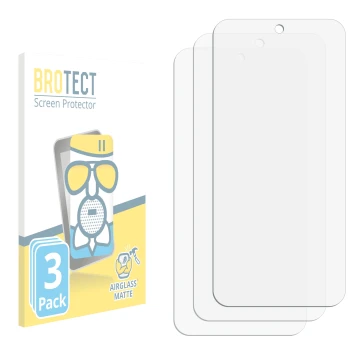 Vorderseite einer Produktverpackung mit dem Markenlogo BROTECT. Daneben ist der zugehörige Displayschutz.