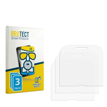 Vorderseite einer Produktverpackung mit dem Markenlogo BROTECT. Daneben ist der zugehörige Displayschutz.