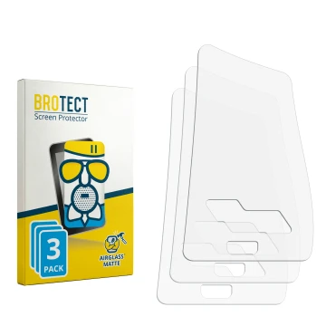 Vorderseite einer Produktverpackung mit dem Markenlogo BROTECT. Daneben ist der zugehörige Displayschutz.