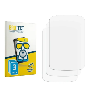 Vorderseite einer Produktverpackung mit dem Markenlogo BROTECT. Daneben ist der zugehörige Displayschutz.