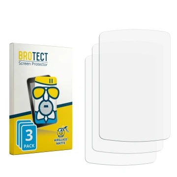 Vorderseite einer Produktverpackung mit dem Markenlogo BROTECT. Daneben ist der zugehörige Displayschutz.