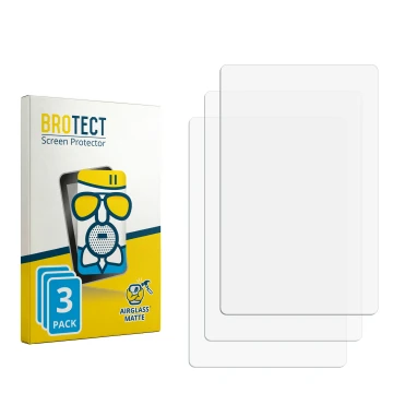 Vorderseite einer Produktverpackung mit dem Markenlogo BROTECT. Daneben ist der zugehörige Displayschutz.