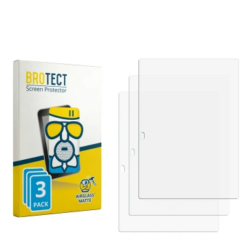 Vorderseite einer Produktverpackung mit dem Markenlogo BROTECT. Daneben ist der zugehörige Displayschutz.