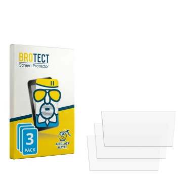 Vorderseite einer Produktverpackung mit dem Markenlogo BROTECT. Daneben ist der zugehörige Displayschutz.