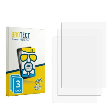 Vorderseite einer Produktverpackung mit dem Markenlogo BROTECT. Daneben ist der zugehörige Displayschutz.