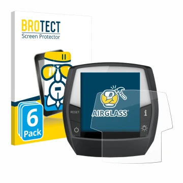 Vorderseite einer Produktverpackung mit dem Markenlogo BROTECT. Daneben ist das Gerät Bosch Intuvia Active Line mit dem zugehö