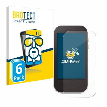 Vorderseite einer Produktverpackung mit dem Markenlogo BROTECT. Daneben ist das Gerät Garmin Approach G80 mit dem zugehörigen 