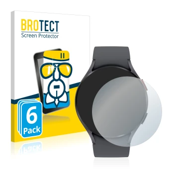 Vorderseite einer Produktverpackung mit dem Markenlogo BROTECT. Daneben ist das Gerät Garmin Fenix 6S Pro mit dem zugehörigen 