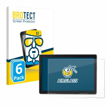 Vorderseite einer Produktverpackung mit dem Markenlogo BROTECT. Daneben ist das Gerät MEDION Lifetab P10912 mit dem zugehörige