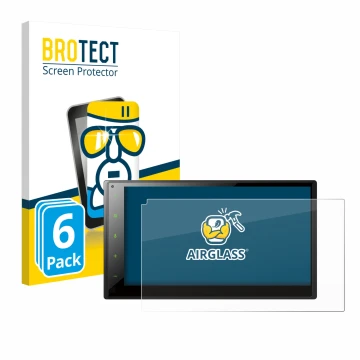 Vorderseite einer Produktverpackung mit dem Markenlogo BROTECT. Daneben ist das Gerät Pioneer SPH-DA160DAB mit dem zugehörigen