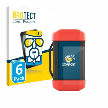 Vorderseite einer Produktverpackung mit dem Markenlogo BROTECT. Daneben ist das Gerät Launch SRDs SmartLink mit dem zugehörige