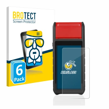 Vorderseite einer Produktverpackung mit dem Markenlogo BROTECT. Daneben ist das Gerät Autel MaxiBAS BT608 mit dem zugehörigen 