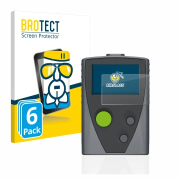 Vorderseite einer Produktverpackung mit dem Markenlogo BROTECT. Daneben ist das Gerät Swissphone Boss 915 mit dem zugehörigen 