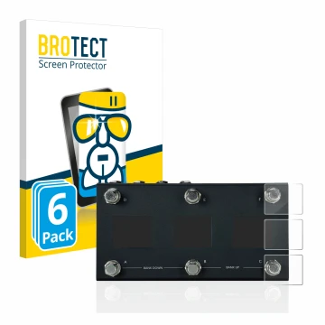 Vorderseite einer Produktverpackung mit dem Markenlogo BROTECT. Daneben ist das Gerät Morningstar MC6 Pro mit dem zugehörigen 