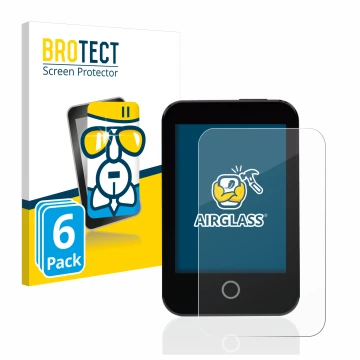 Vorderseite einer Produktverpackung mit dem Markenlogo BROTECT. Daneben ist das Gerät Medtrum Touchcare nano CGM mit dem zugeh