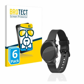 Vorderseite einer Produktverpackung mit dem Markenlogo BROTECT. Daneben ist das Gerät Doro Watch mit dem zugehörigen Displaysc