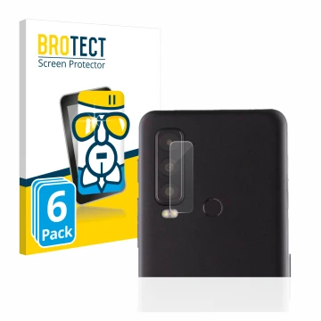 Vorderseite einer Produktverpackung mit dem Markenlogo BROTECT. Daneben ist das Gerät Caterpillar Cat S75 (NUR Kameraschutz) m