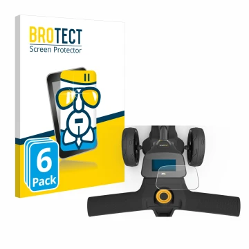 Vorderseite einer Produktverpackung mit dem Markenlogo BROTECT. Daneben ist das Gerät PowaKaddy FX3 mit dem zugehörigen Displa