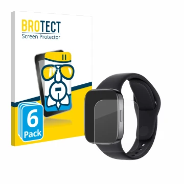 Vorderseite einer Produktverpackung mit dem Markenlogo BROTECT. Daneben ist das Gerät Xiaomi Redmi Watch 3 mit dem zugehörigen