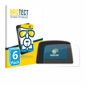 Vorderseite einer Produktverpackung mit dem Markenlogo BROTECT. Daneben ist das Gerät PowaKaddy C2i mit dem zugehörigen Displa