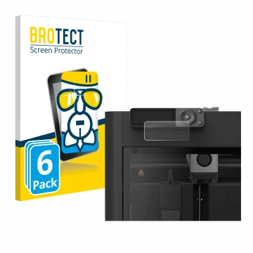 Vorderseite einer Produktverpackung mit dem Markenlogo BROTECT. Daneben ist das Gerät Bambu Lab P1S 3D Printer mit dem zugehör
