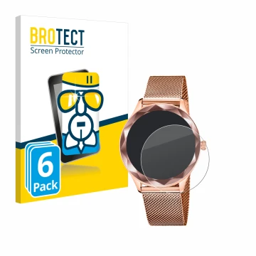 Vorderseite einer Produktverpackung mit dem Markenlogo BROTECT. Daneben ist das Gerät Lotus SMARTIME 50036/1 mit dem zugehörig