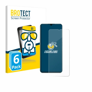 Vorderseite einer Produktverpackung mit dem Markenlogo BROTECT. Daneben ist das Gerät Oppo A78 5G mit dem zugehörigen Displays