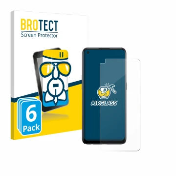 Vorderseite einer Produktverpackung mit dem Markenlogo BROTECT. Daneben ist das Gerät Oppo Reno 8T mit dem zugehörigen Display