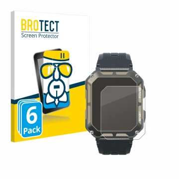Vorderseite einer Produktverpackung mit dem Markenlogo BROTECT. Daneben ist das Gerät Blackview C20Pro 1.83