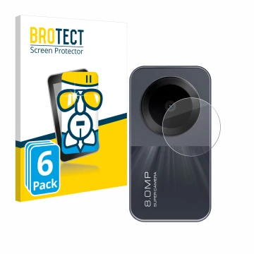 Vorderseite einer Produktverpackung mit dem Markenlogo BROTECT. Daneben ist das Gerät Xiaomi Redmi Pad SE (NUR Kamera) mit dem