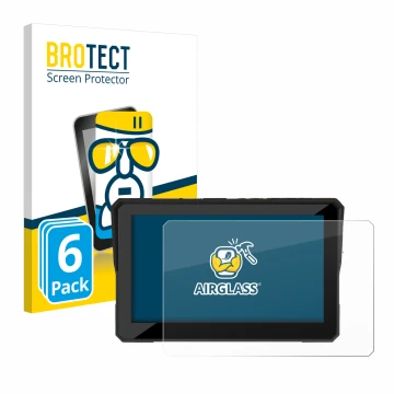 Vorderseite einer Produktverpackung mit dem Markenlogo BROTECT. Daneben ist das Gerät Carpuride W502 5