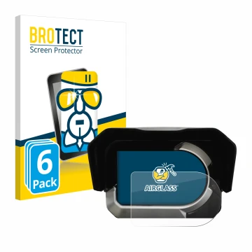 Vorderseite einer Produktverpackung mit dem Markenlogo BROTECT. Daneben ist das Gerät Kymco CV3 mit dem zugehörigen Displaysch