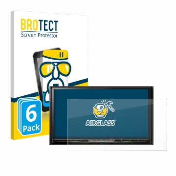 Vorderseite einer Produktverpackung mit dem Markenlogo BROTECT. Daneben ist das Gerät Pioneer AVH-Z9200DAB mit dem zugehörigen