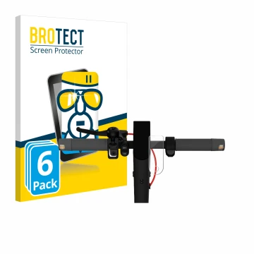 Vorderseite einer Produktverpackung mit dem Markenlogo BROTECT. Daneben ist das Gerät Xiaomi Mi 4 Lite E-Scooter (2. Gen.) mit