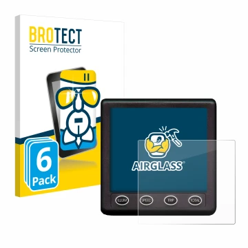 Vorderseite einer Produktverpackung mit dem Markenlogo BROTECT. Daneben ist das Gerät Nasa Marine Instruments Clipper Duet Sys