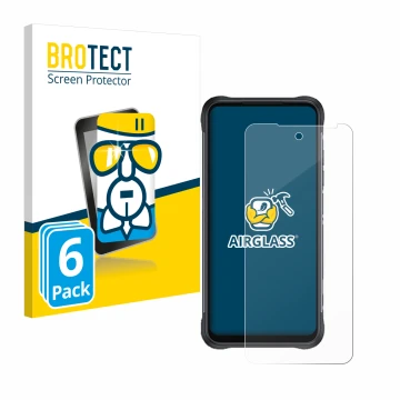 Vorderseite einer Produktverpackung mit dem Markenlogo BROTECT. Daneben ist das Gerät GlobeXplorer GPX Pro 4 mit dem zugehörig