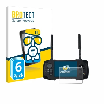 Vorderseite einer Produktverpackung mit dem Markenlogo BROTECT. Daneben ist das Gerät Toslon XR500 mit dem zugehörigen Display